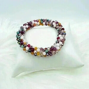 Colorful Autumn Beaded Bracelet